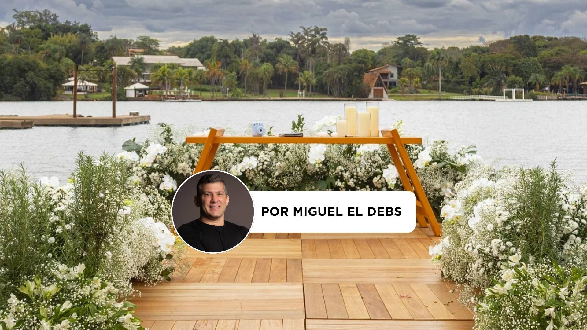 Casamento pela Estação Primavera - Coluna Miguel