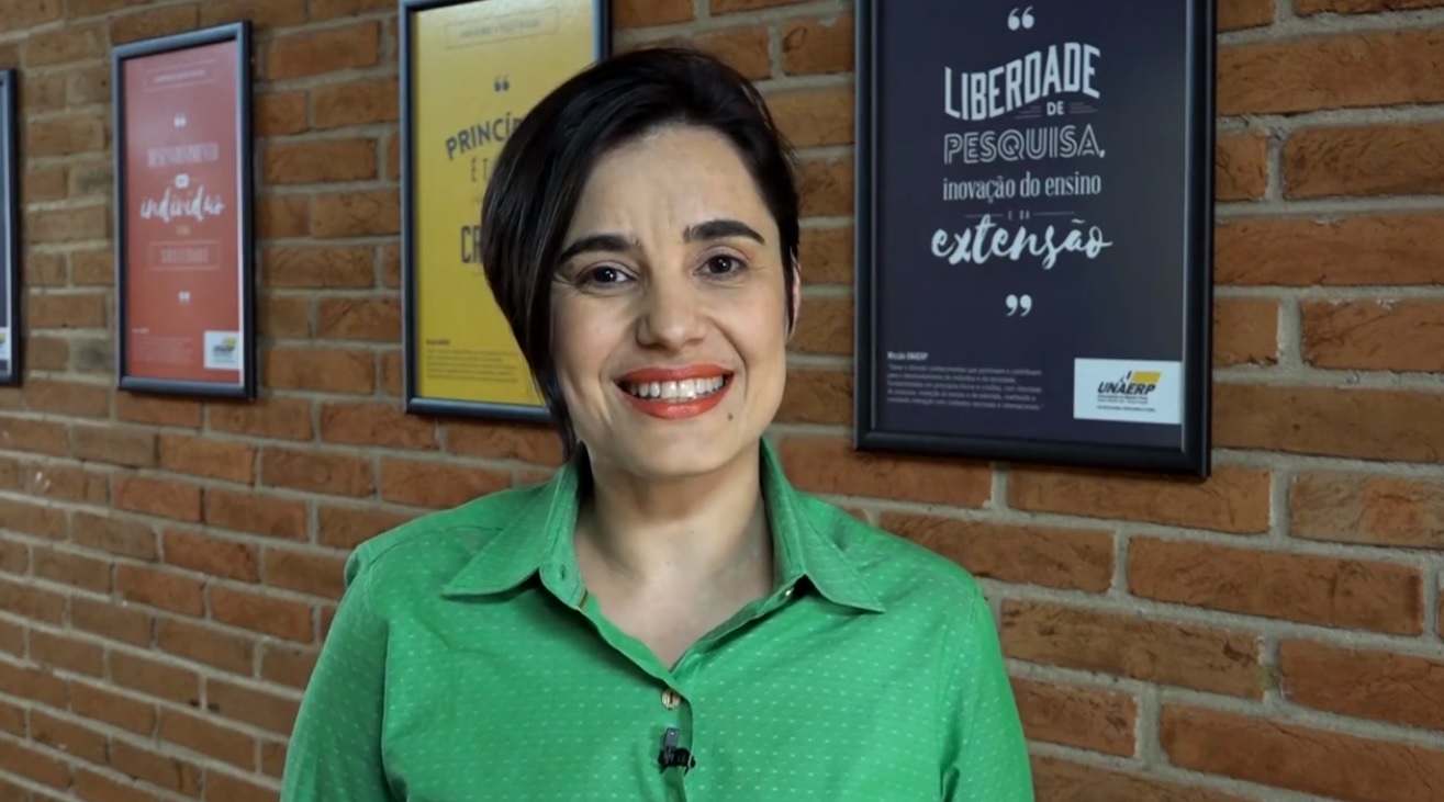 Daniela Tincani, coordenadora do curso de Publicidade e Propaganda da Unaerp | Imagem: reprodução