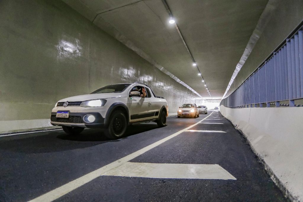 Túnel "José Bonifácio de Andrada e Silva" | Foto: Guilherme Sircili