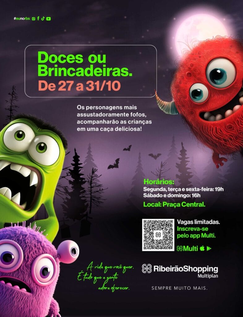 Halloween no RibeirãoShopping | Crédito: Divulgação