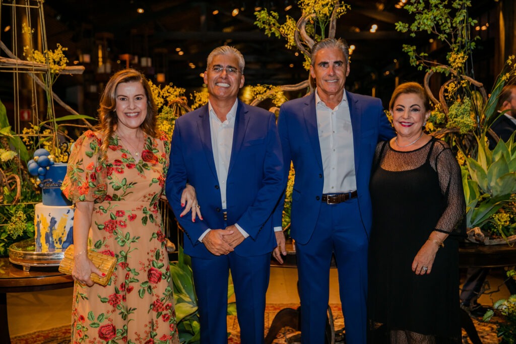 Adriana Garcia Pereira, Joaquim Carlos Pereira, José Roberto e Mara Pereira Alvim | Crédito: Fabrício Fiacadori