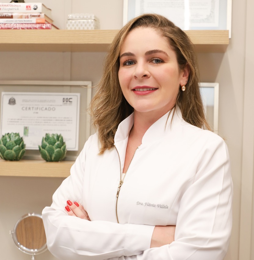 Dermatologista Flávia Villela | Crédito: Divulgação