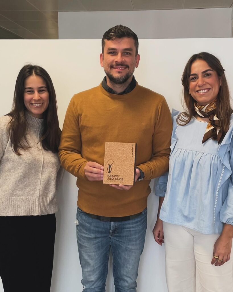 Marta Teixeira, Daniel Rocha (CEO da Tuíta) e Matilde Duque | Crédito: Divulgação