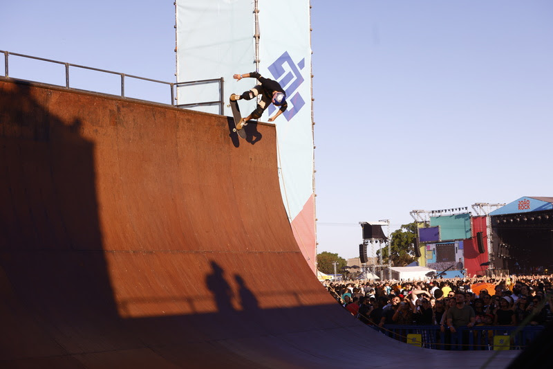 Pista de skate no João Rock | Crédito: Divulgação