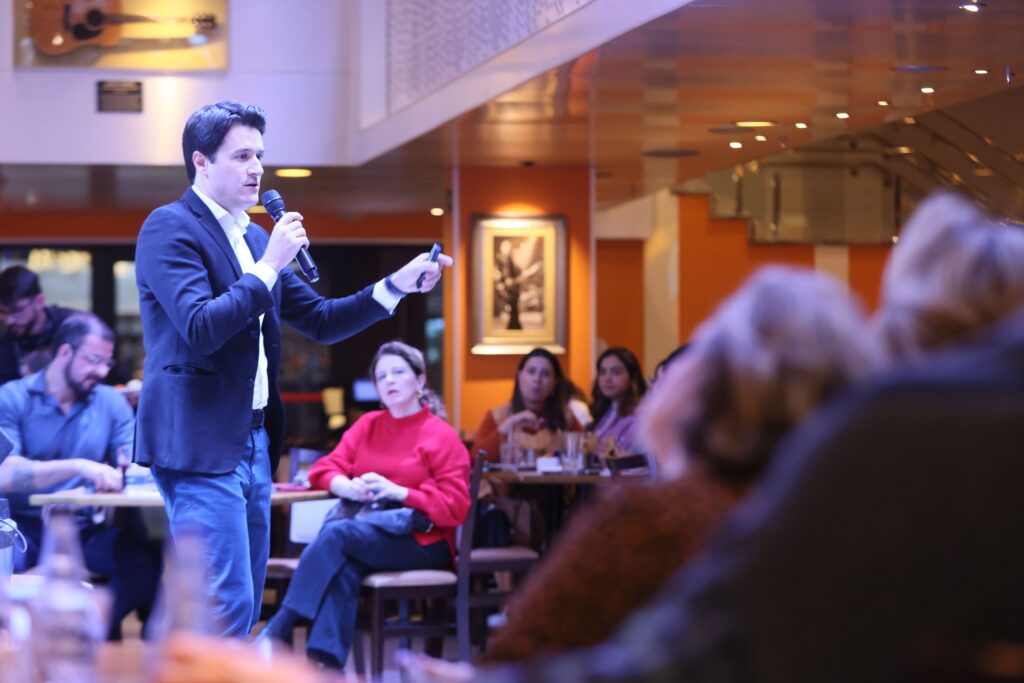 Leandro Guissoni no Hard Talks | Crédito: Rafael Cautella