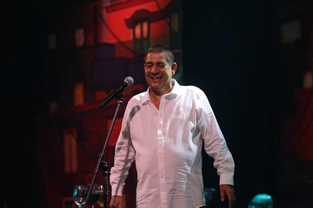 Zeca Pagodinho no Multiplan Hall, em 17-08 | Crédito: Rafael Cautella