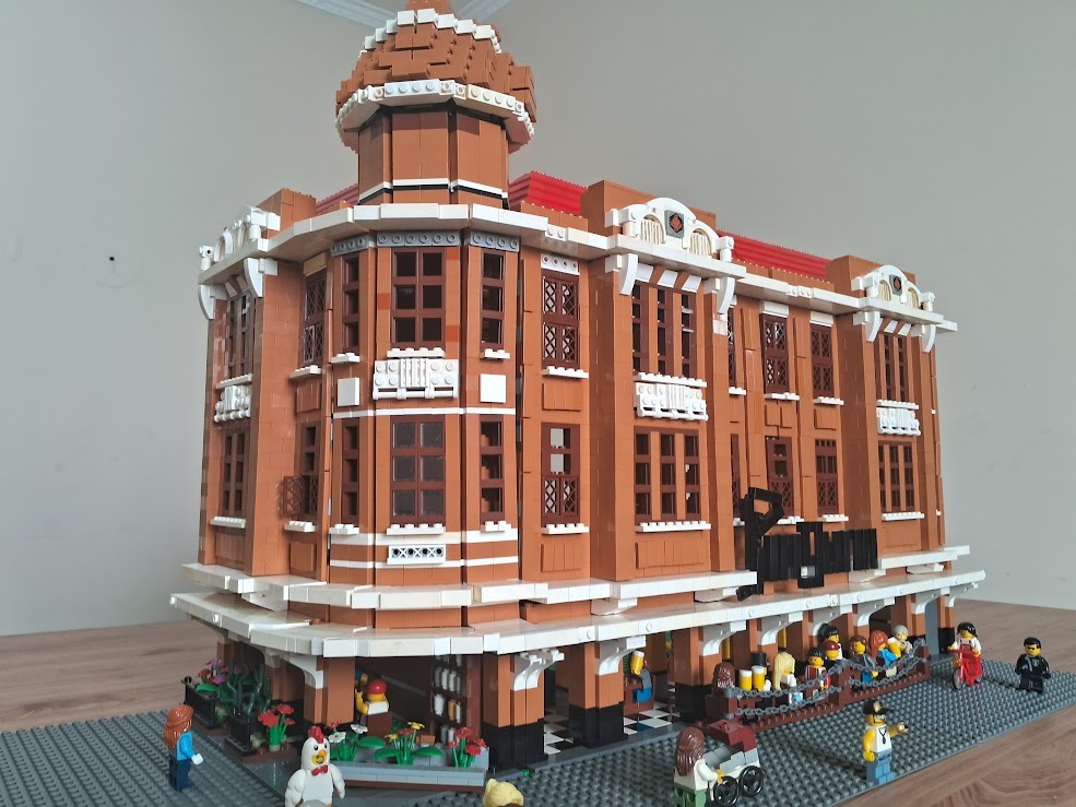 Edifícios históricos de Ribeirão Preto reproduzidos em Lego | Crédito: Divulgação