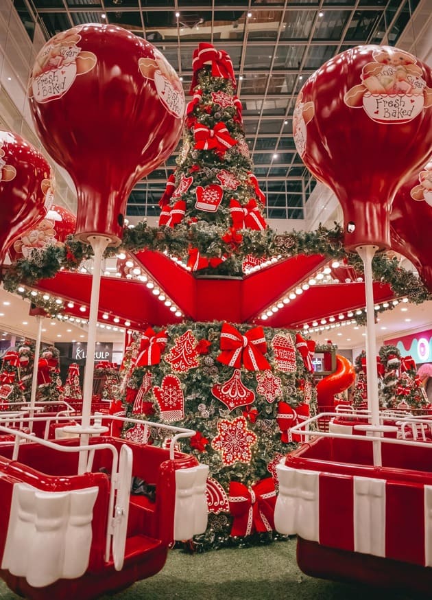 Decoração do Natal no RibeirãoShopping em 2024 | Crédito: Tábata Barbosa