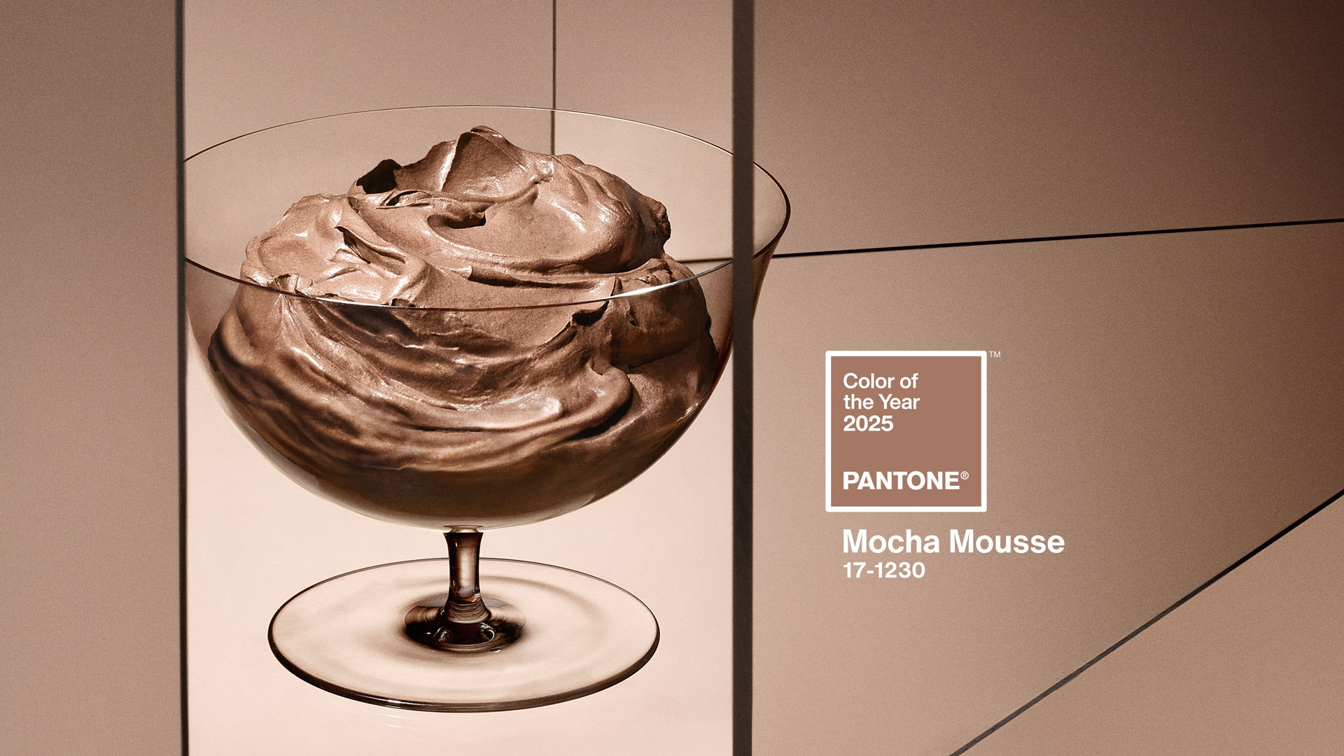 Mocha Mousse, cor do ano 2025 | Crédito: Divulgação Pantone