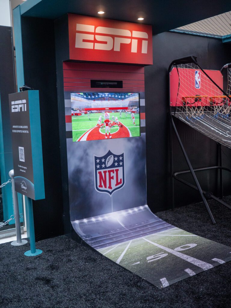 NFL na Experiência da Disney+ | Crédito: Divulgação