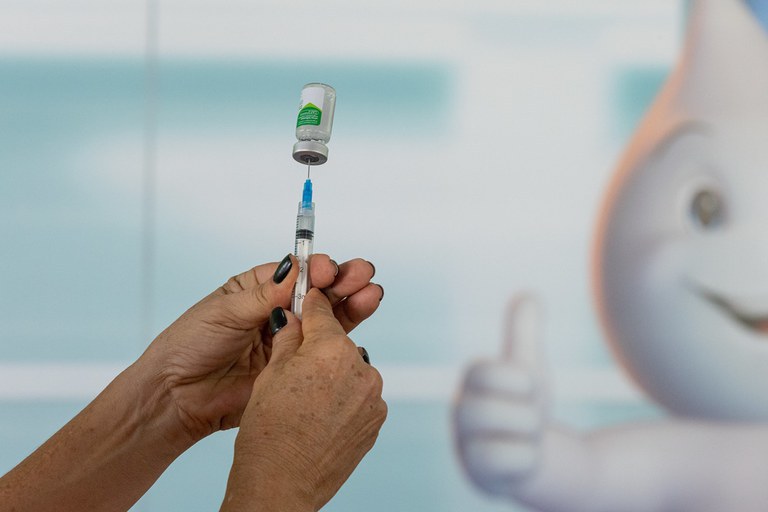 Vacina contra a polio será injetável | Crédito: Myke Sena/MS