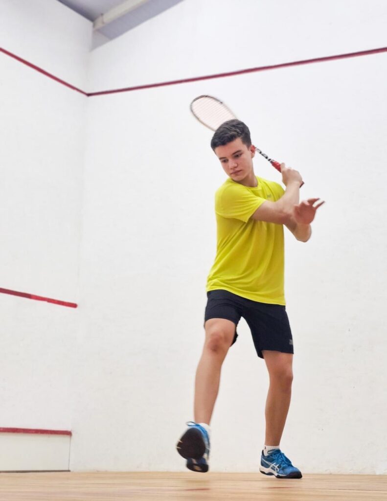 Bernardo Jorge Guimarães, campeão de squash | Crédito: Divulgação