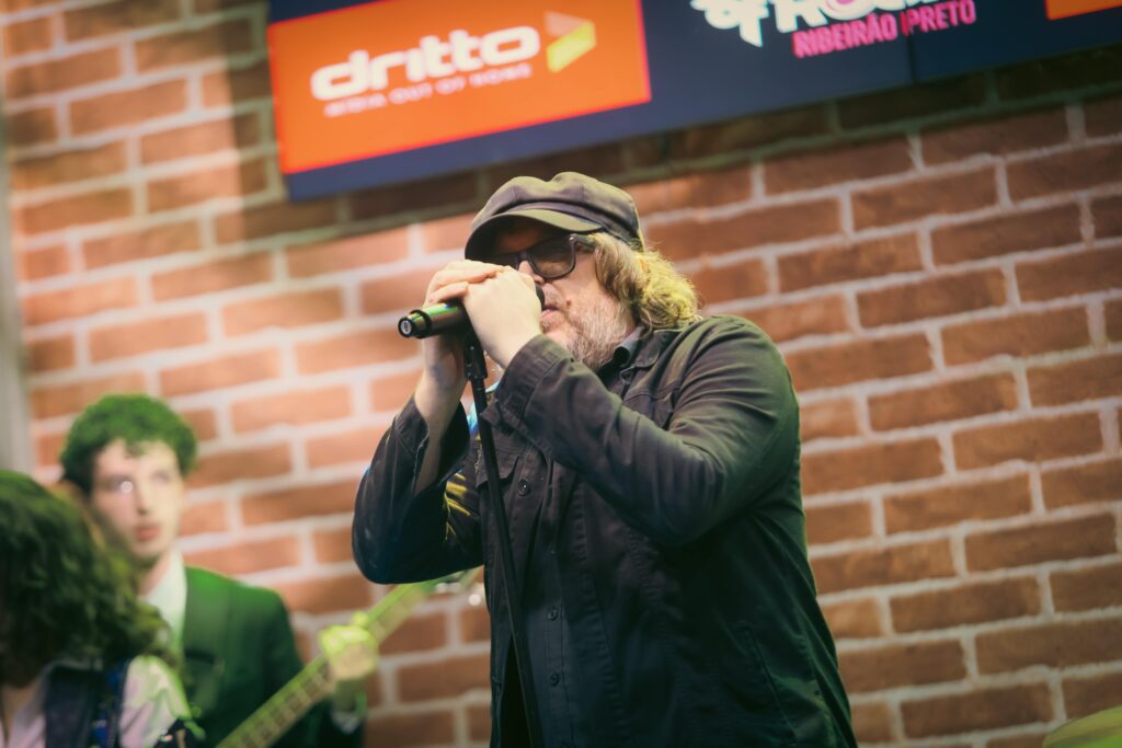 Beto Bruno, da Cachorro Grande, no Hard Rock Cafe | Crédito: Rafael Cautella