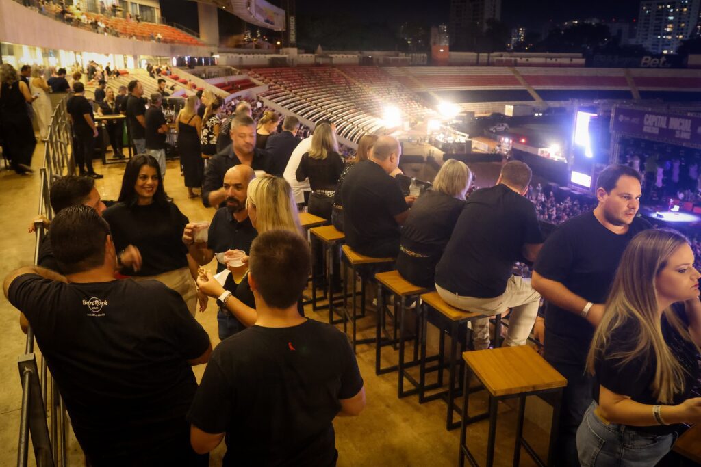 Camarote do show do Capital Inicial em Ribeirão Preto | Crédito: Rafael Cautella