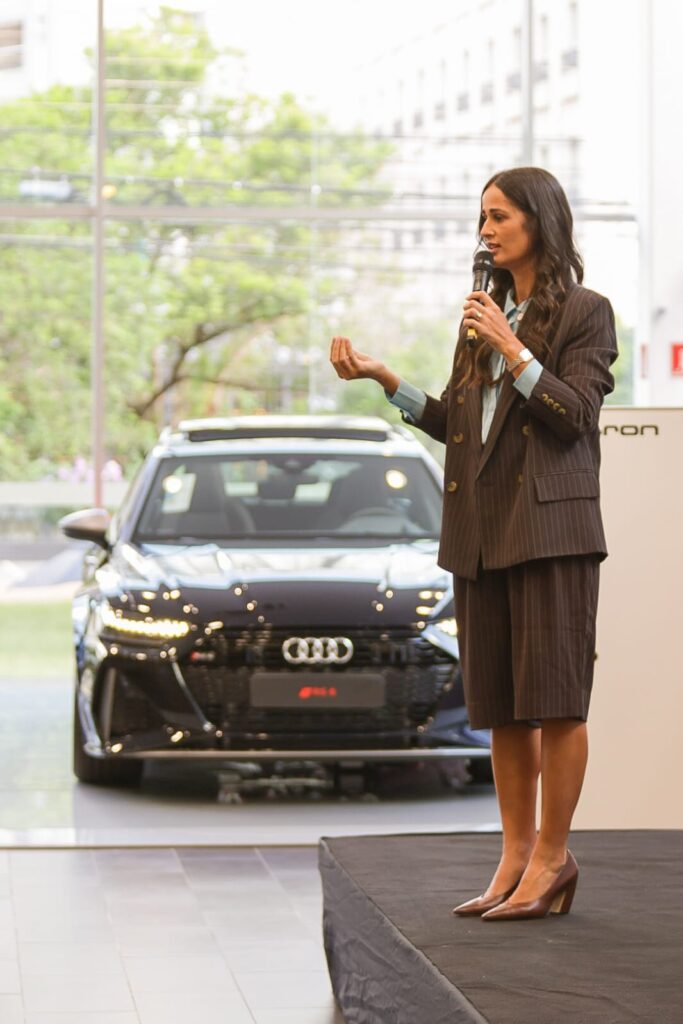Alexandra Casoni em evento exclusivo na Audi Ribeirão Preto em 8 de março | Crédito: Divulgação