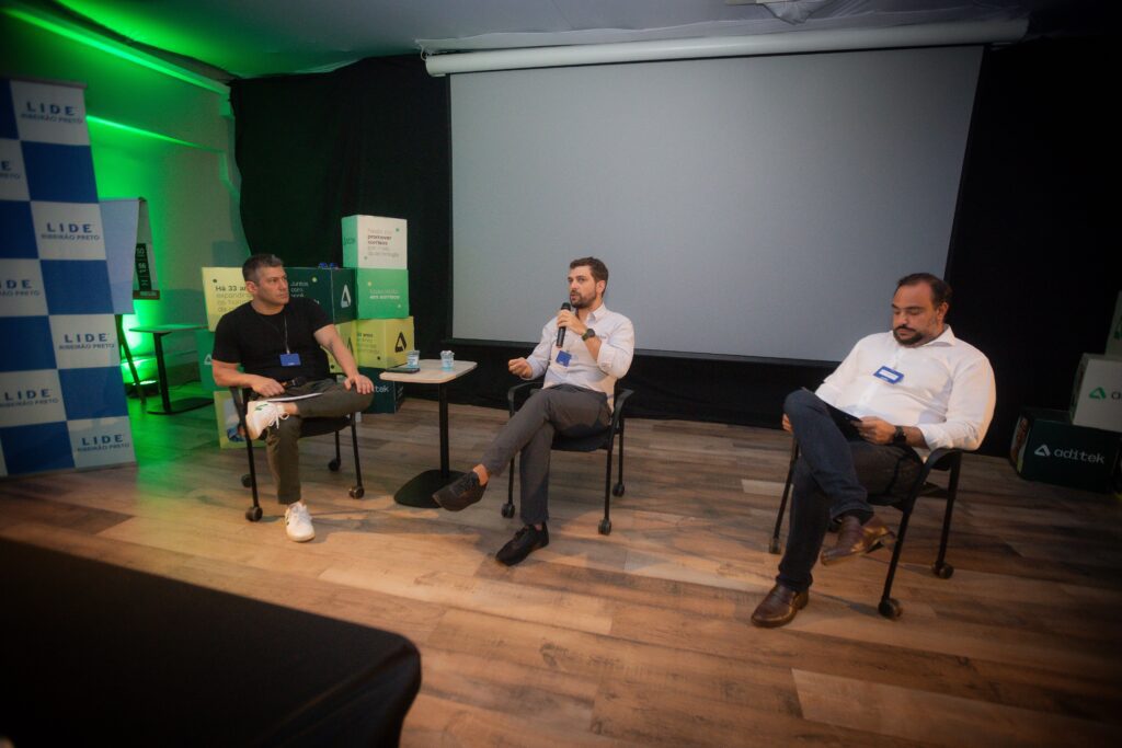 LIDE Empreendedor com Eduardo Lopes, com o CEO da Aditek | Crédito: Mariana Pizzo