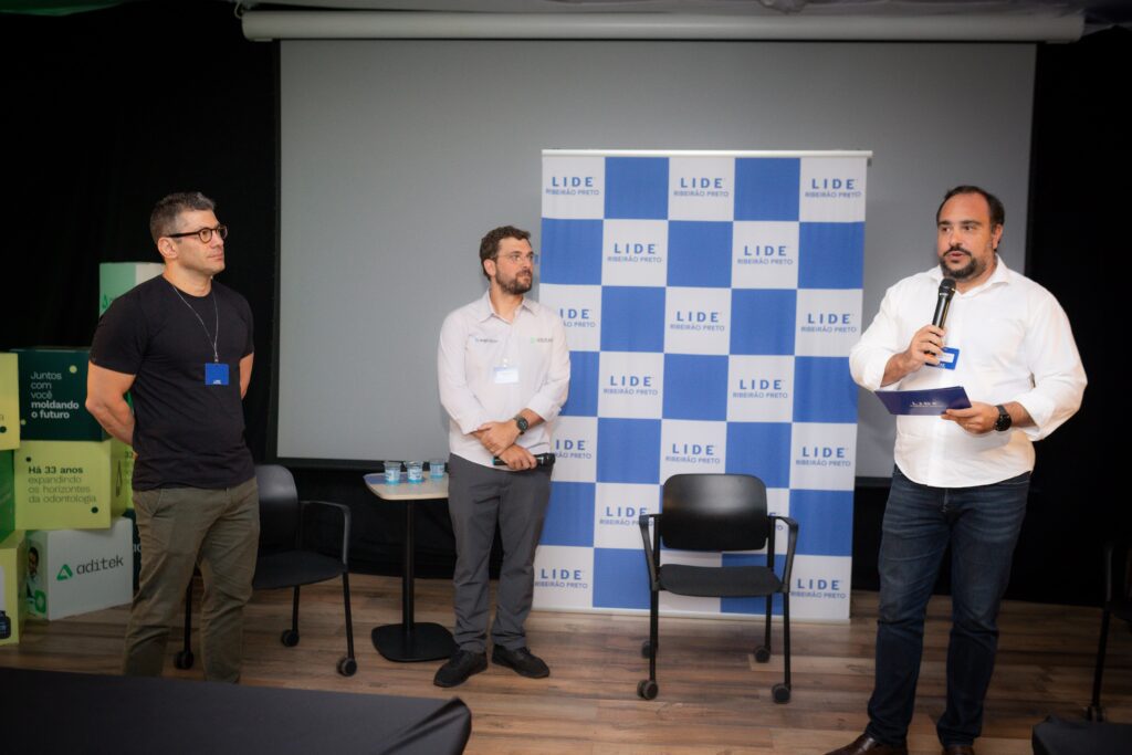 LIDE Empreendedor com Eduardo Lopes, com o CEO da Aditek | Crédito: Mariana Pizzo