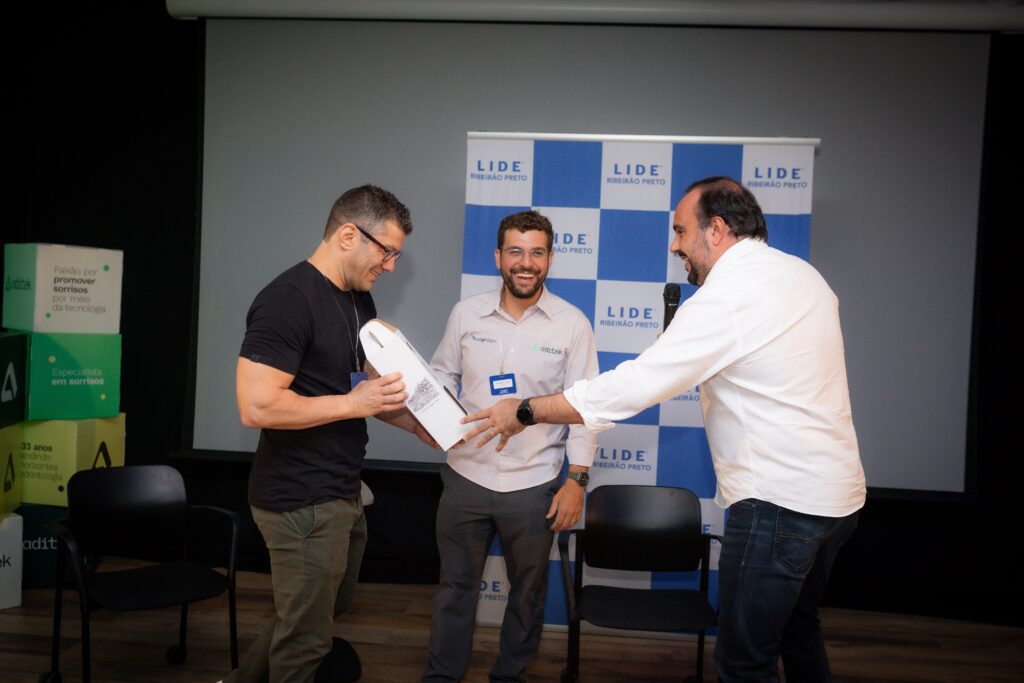 LIDE Empreendedor com Eduardo Lopes, com o CEO da Aditek | Crédito: Mariana Pizzo