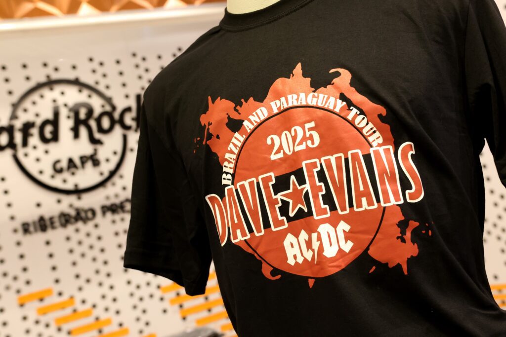 Dave Evans no Hard Rock em 25-04-25 | Crédito: Rafael Cautella