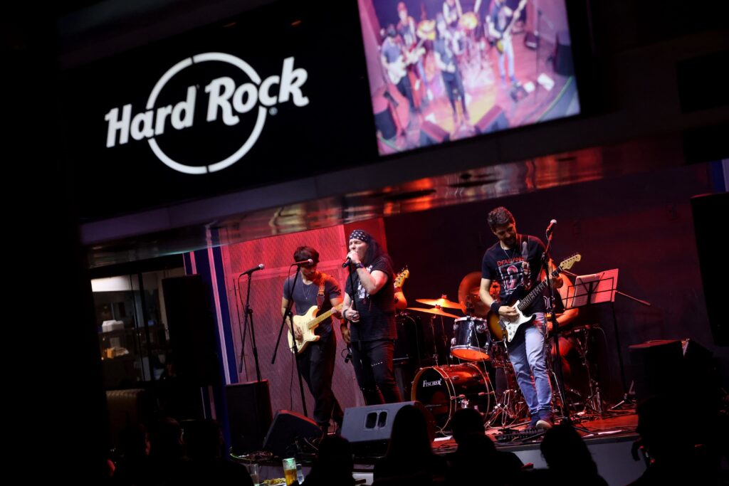 Dave Evans no Hard Rock em 25-04-25 | Crédito: Rafael Cautella