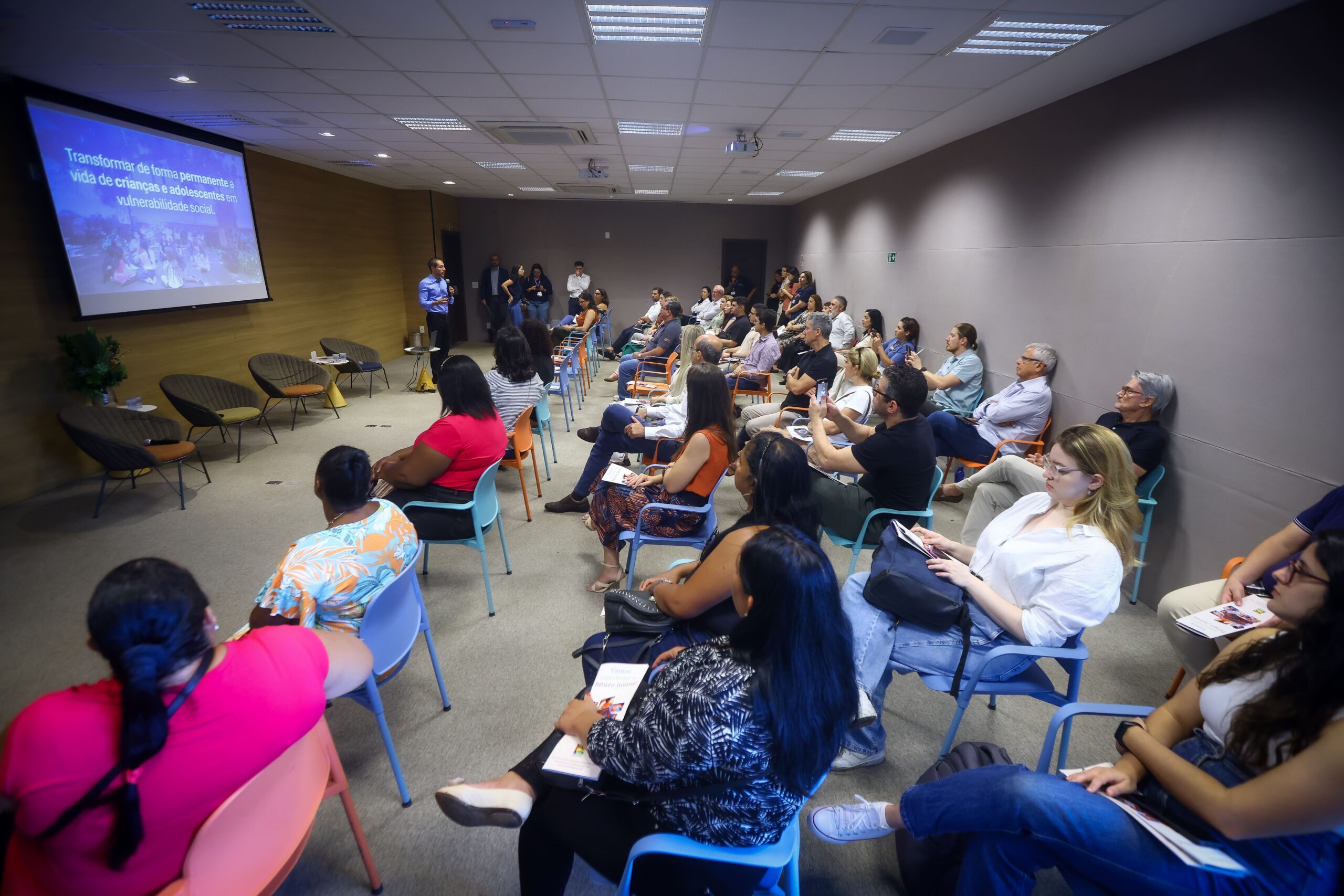Fundação Educandário demonstra impacto social na Biblioteca Sinhá Junqueira 09-04-25 | Crédito: Rafael Cautella