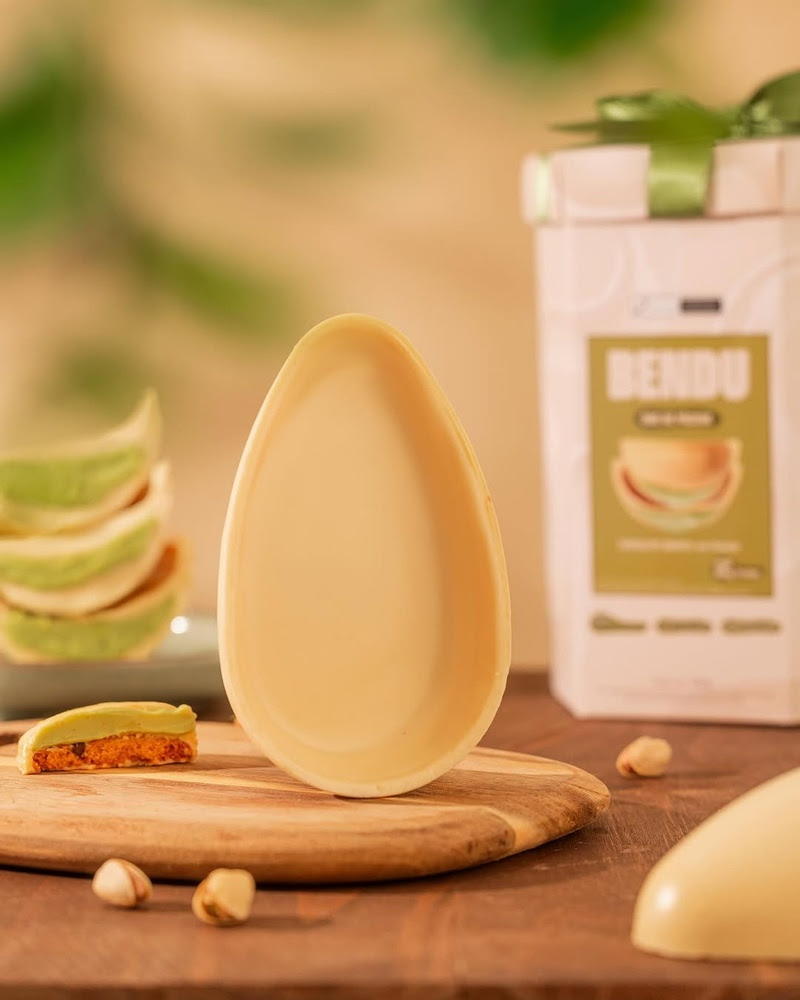 Ovos de Páscoa com proteína na composição atendem demanda de quem busca uma alimentação equilibrada com maior ingestão proteica | Crédito: Divulgação Bendu