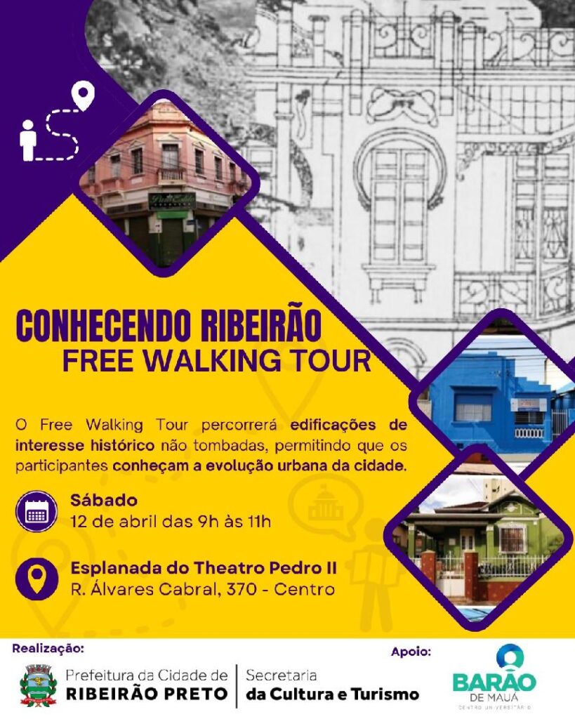 Free Walking promove passeio histórico em Ribeirão Preto