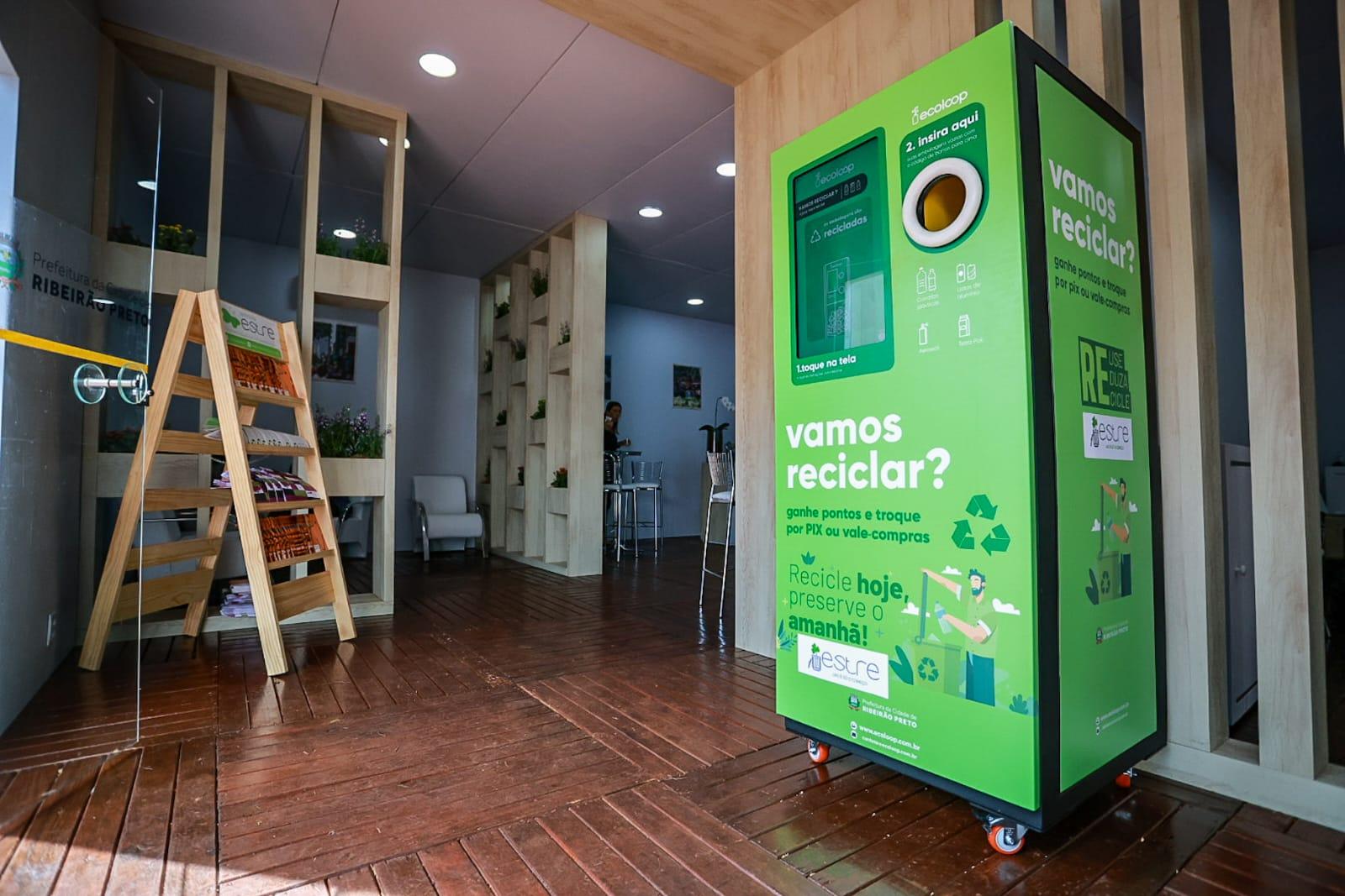 Maquina inteligente de economia circular | Crédito: Fernando Gonzaga