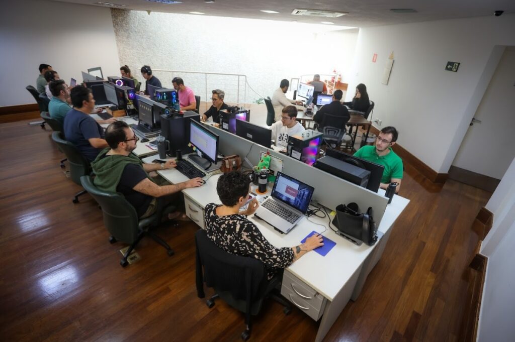 Escritório da Friday Marketing Imobiliário | Crédito: Rafael Cautella