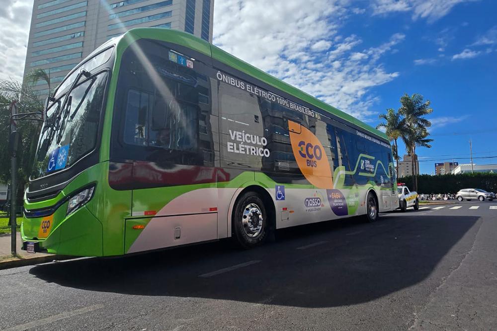 Eco Bus, ônibus elétrico em Ribeirão Preto | Crédito: Divulgação
