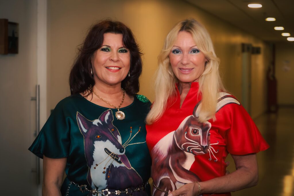 Integrantes do ABBA THE SHOW no Multiplan Hall | Crédito: Rafael Cautella