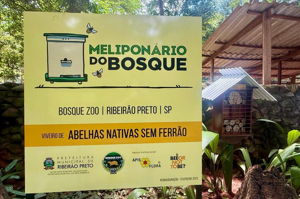 Meliponário de Ribeirão Preto | Crédito: Divulgação
