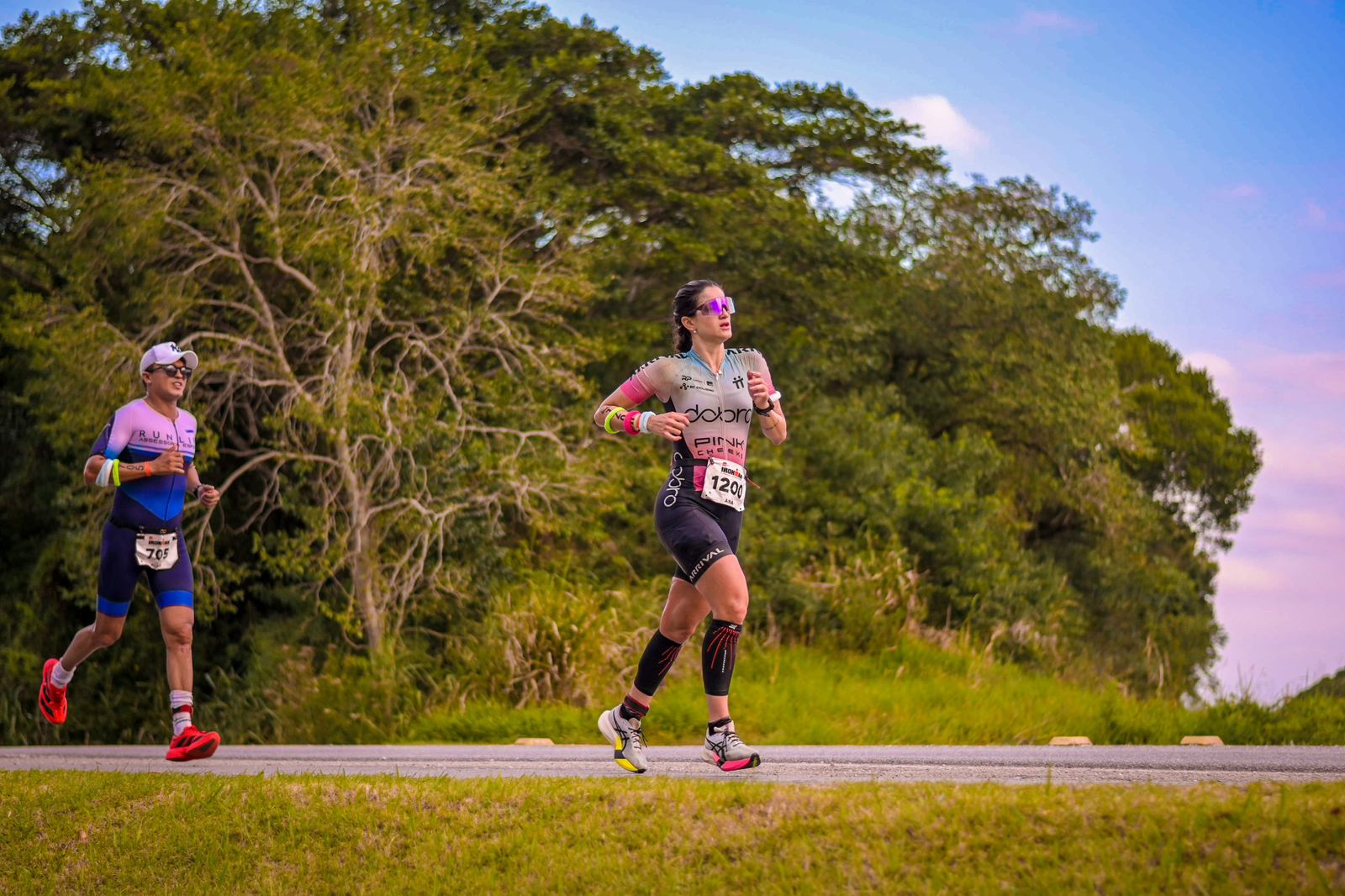 Ana Laura Almeida na competição de Ironman | Crédito: arquivo pessoa de Ana Laura Almeida