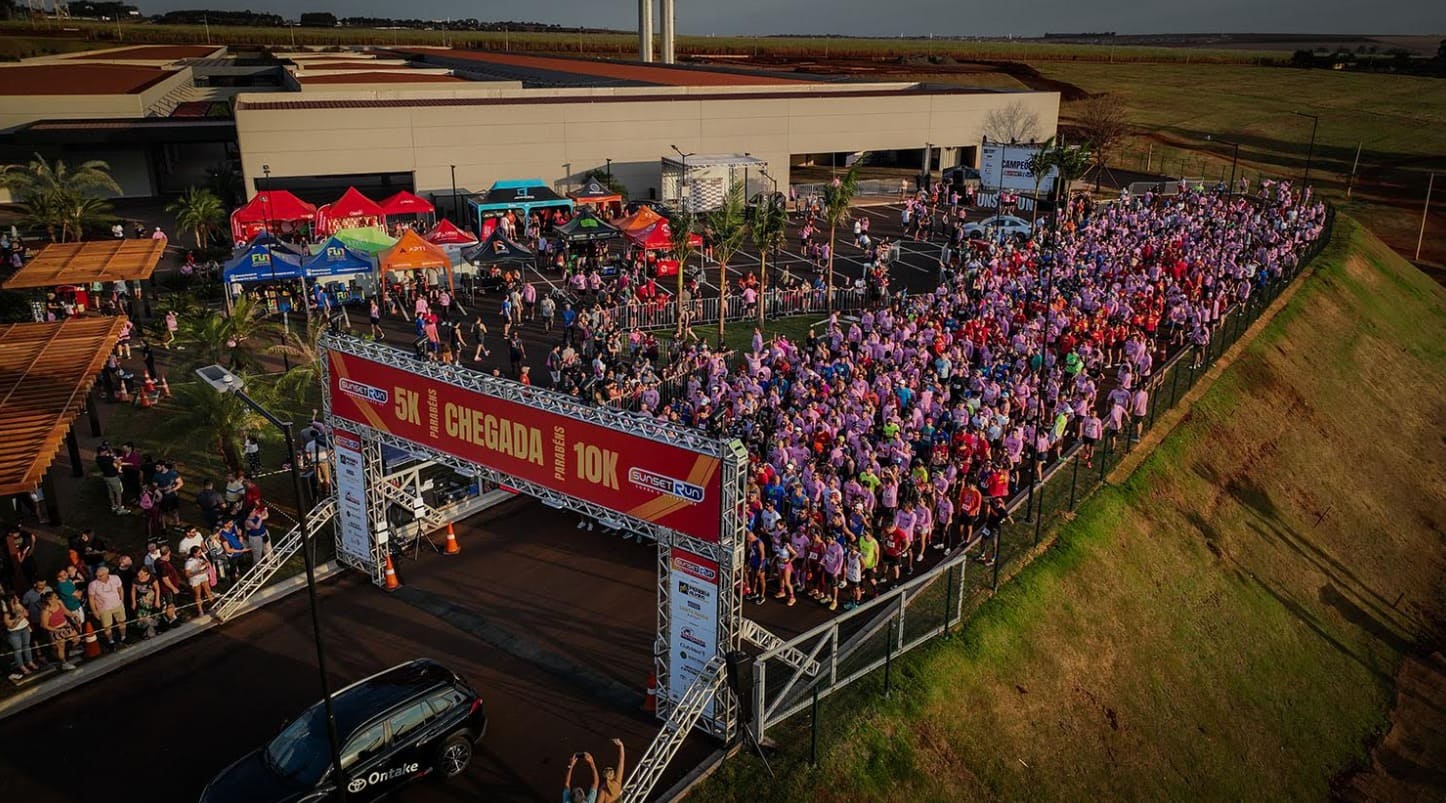 Largada da Sunset Run em 2024 | Crédito: Divulgação