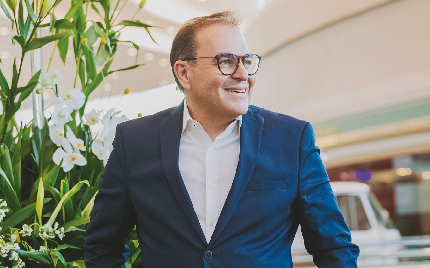 Marcos Botelho, superintendente do RibeirãoShopping, levou ouro no prêmio | Crédito: Divulgação