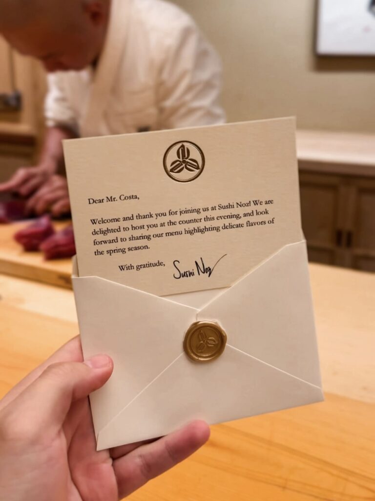 Sushi Noz _ Coluna Neto Costa | Créditos: Arquivo pessoal