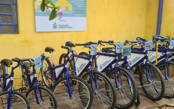 Passeio de bicicleta no Museu Casa de Portinari | Crédito: Reprodução