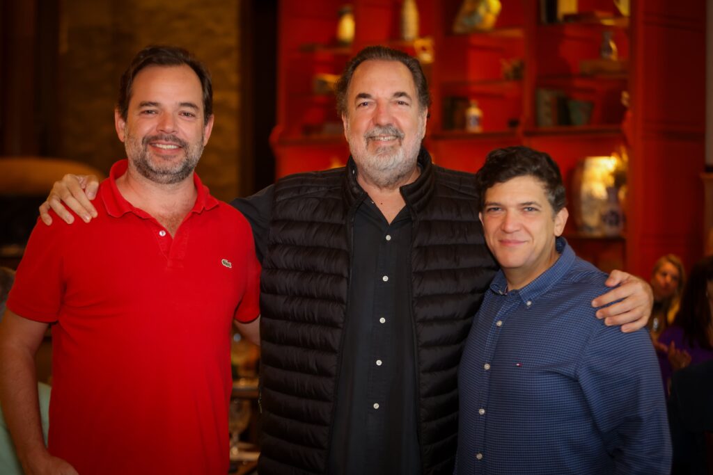 João Teixeira, Tullio Santini Jr. e Marco Tegano | Crédito: Rafael Cautella