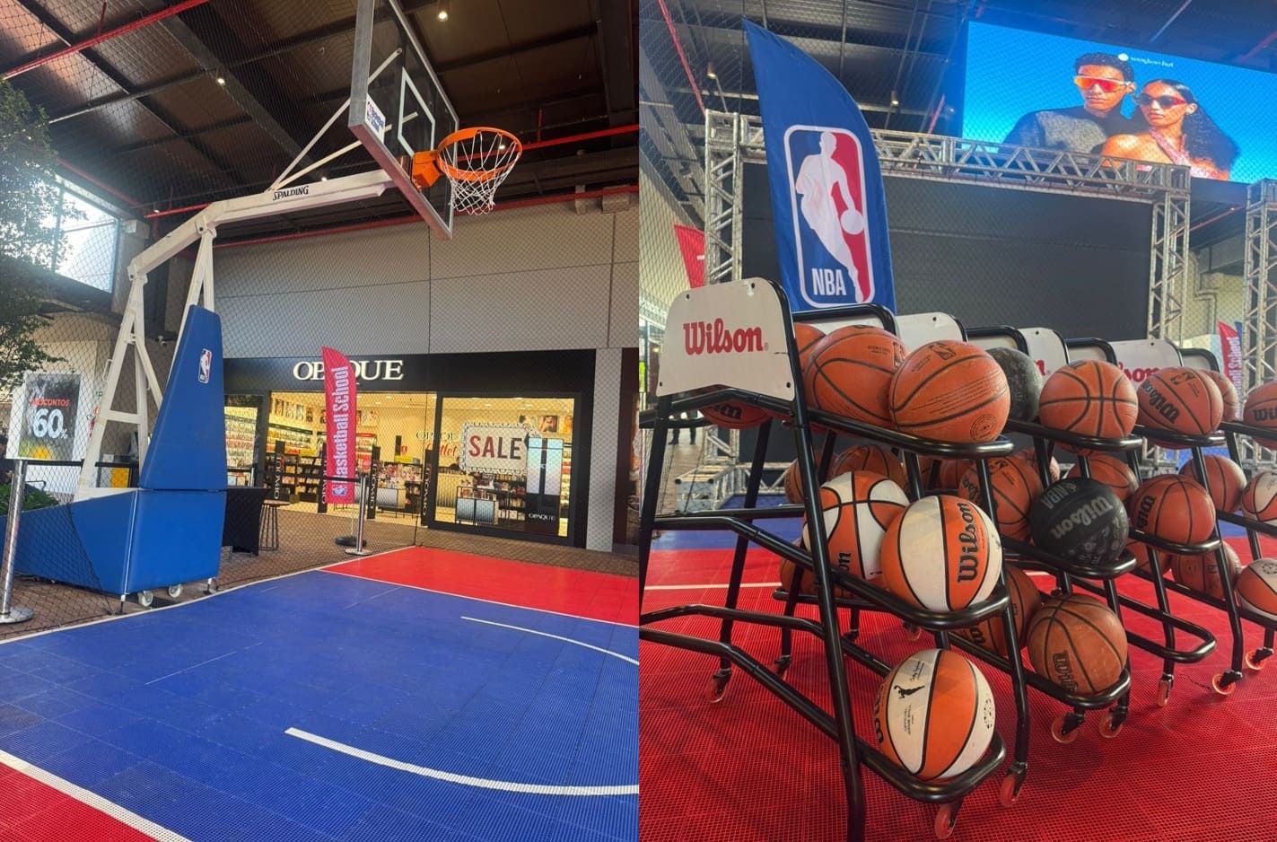Férias com NBA no Santa Maria Outlet | Crédito: Divulgação