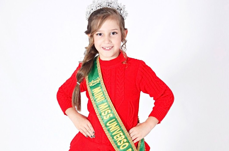 Maria Alice Paciência busca apoio para participar do Miss Universo Mirim | Crédito: Divulgação