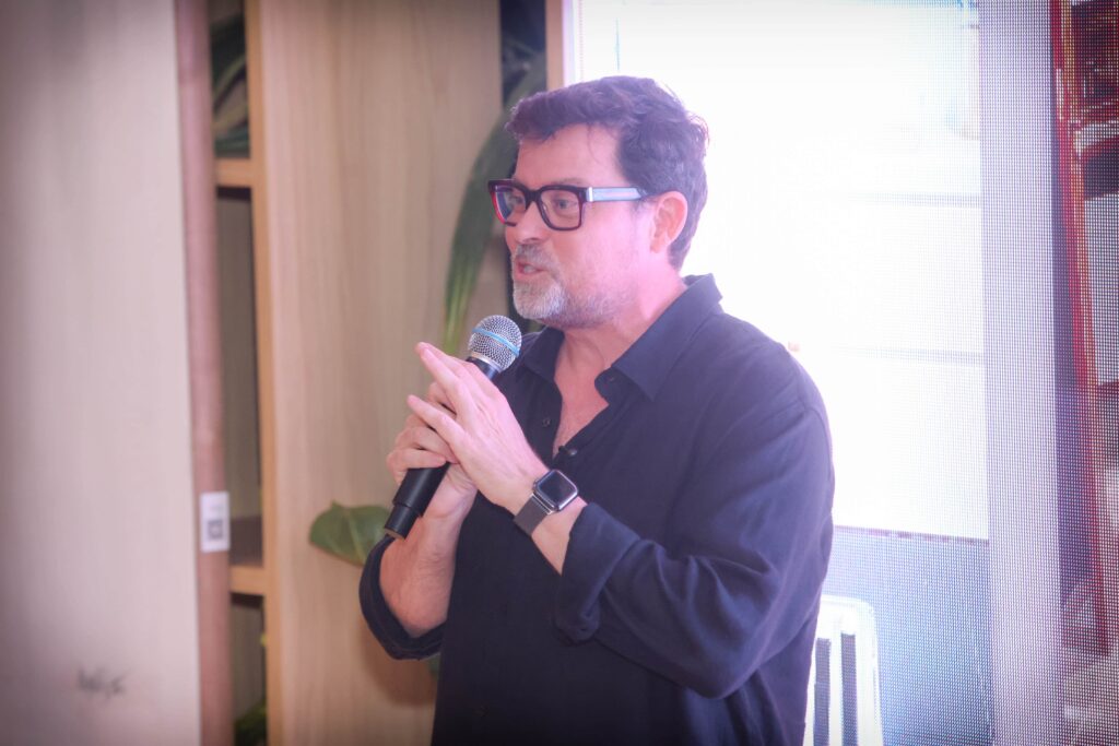 Talk com o fotógrafo Lufe Gomes na CASACOR 2025 | Crédito: Rafael Cautella