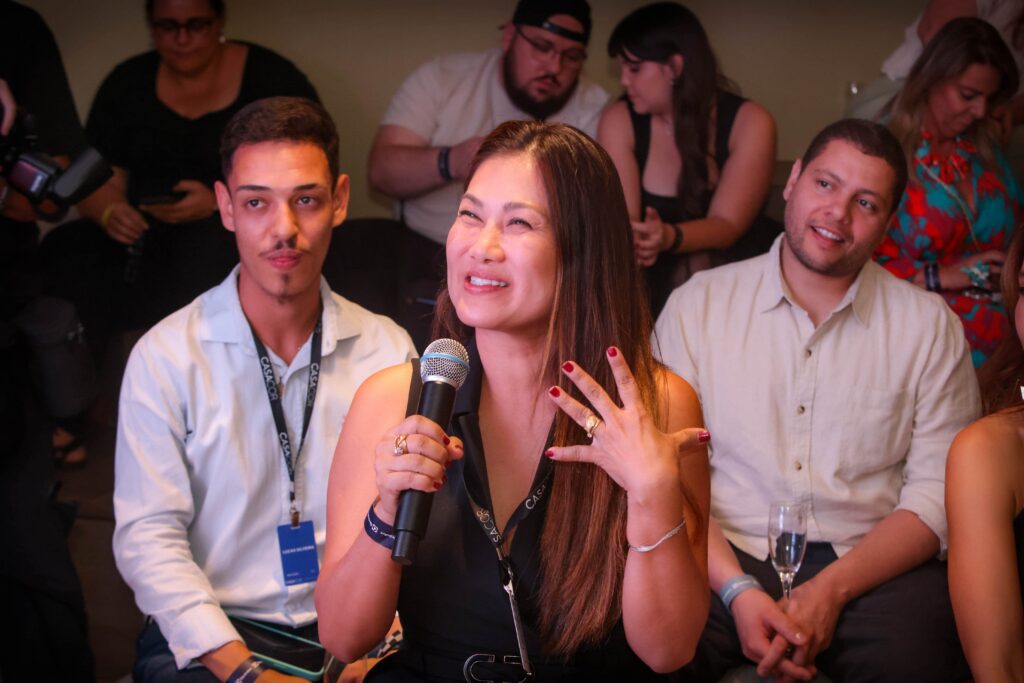 Talk com o fotógrafo Lufe Gomes na CASACOR 2025 | Crédito: Rafael Cautella