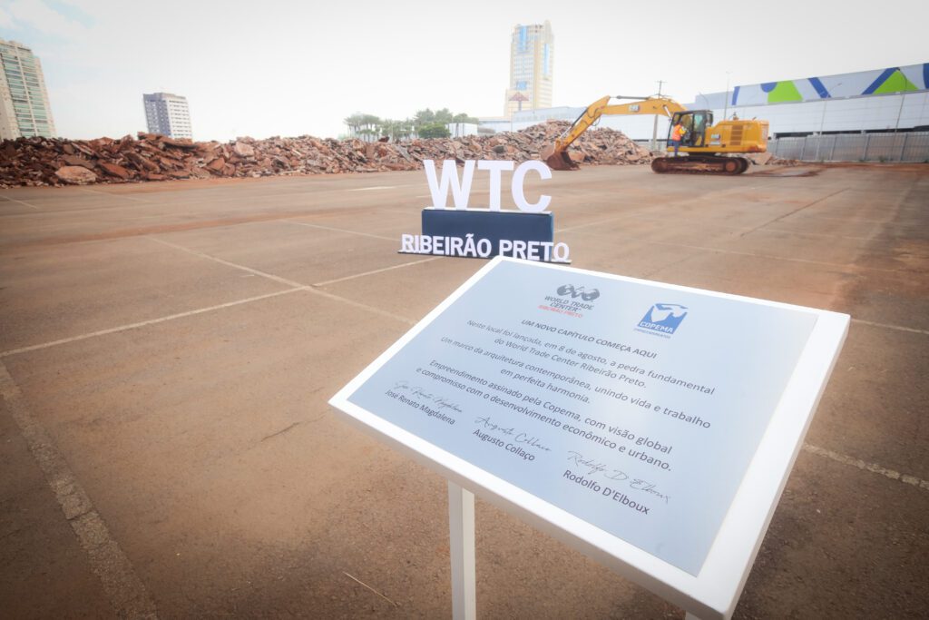 Obras do WTC Ribeirão Preto | Crédito: Rafael Cautella