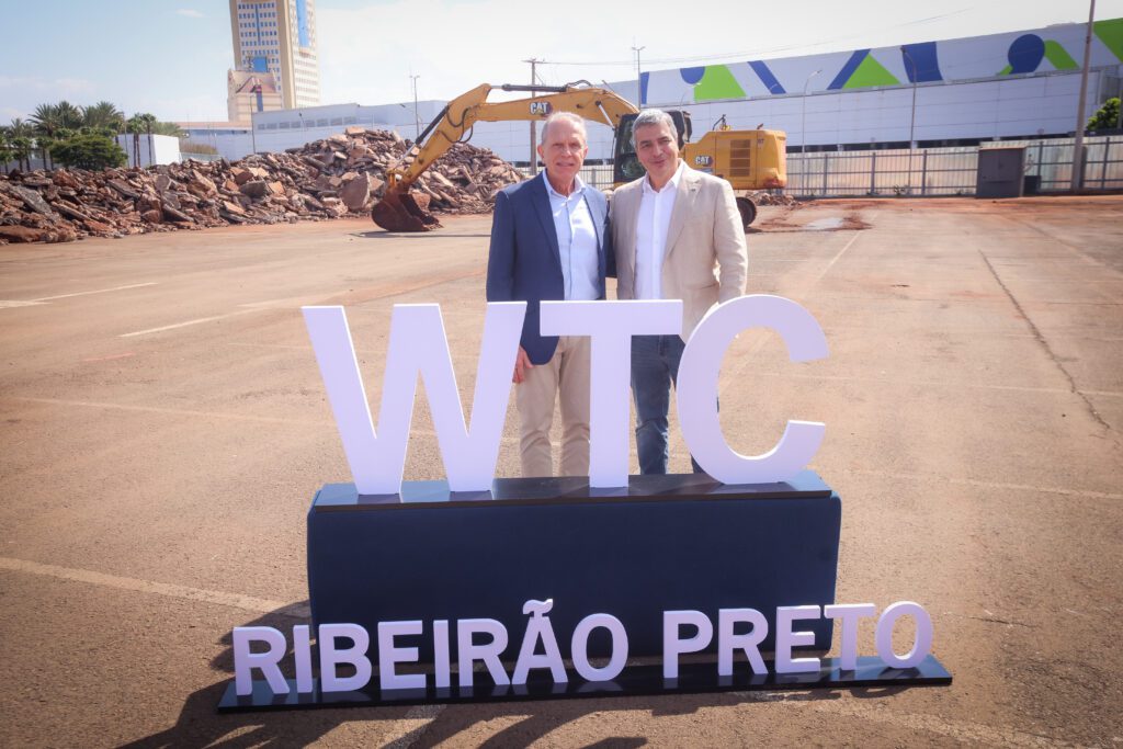 Pedra fundamental do World Trade Center Ribeirão Preto | Crédito: Rafael Cautella