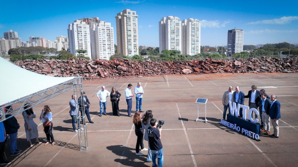 Obras do WTC Ribeirão Preto | Crédito: Rafael Cautella