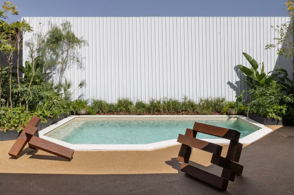 Ambiente "Espaço Água", na 7ª CASACOR | Crédito: Keniche Santos