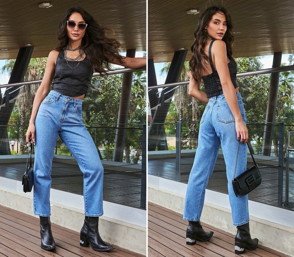 Calça jeans cropped | Crédito: Divulgação a internet