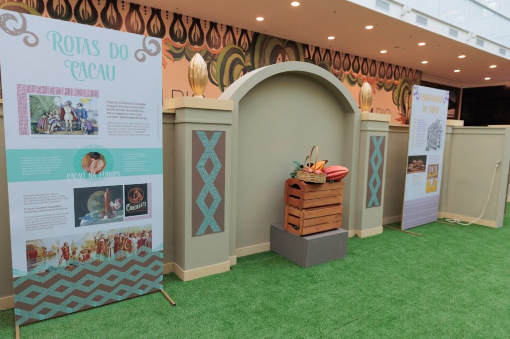 Exposição interativa sobre o chocolate | Crédito: Tábata Barbosa