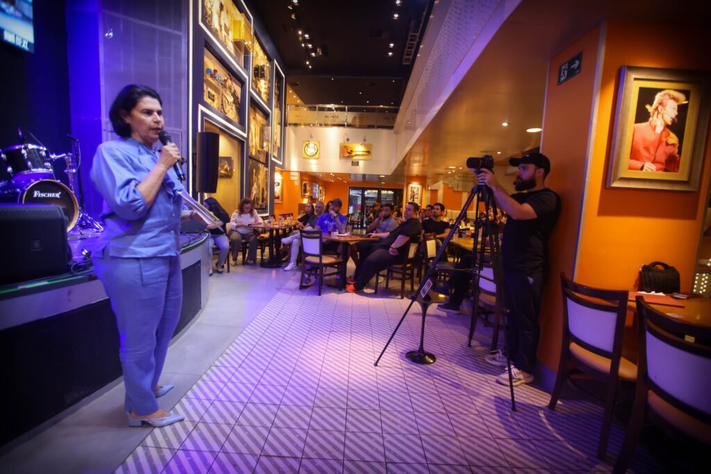 Sandra Brandani Picinato no Hard Talks em 03-09-25 | Crédito: Rafael Cautella