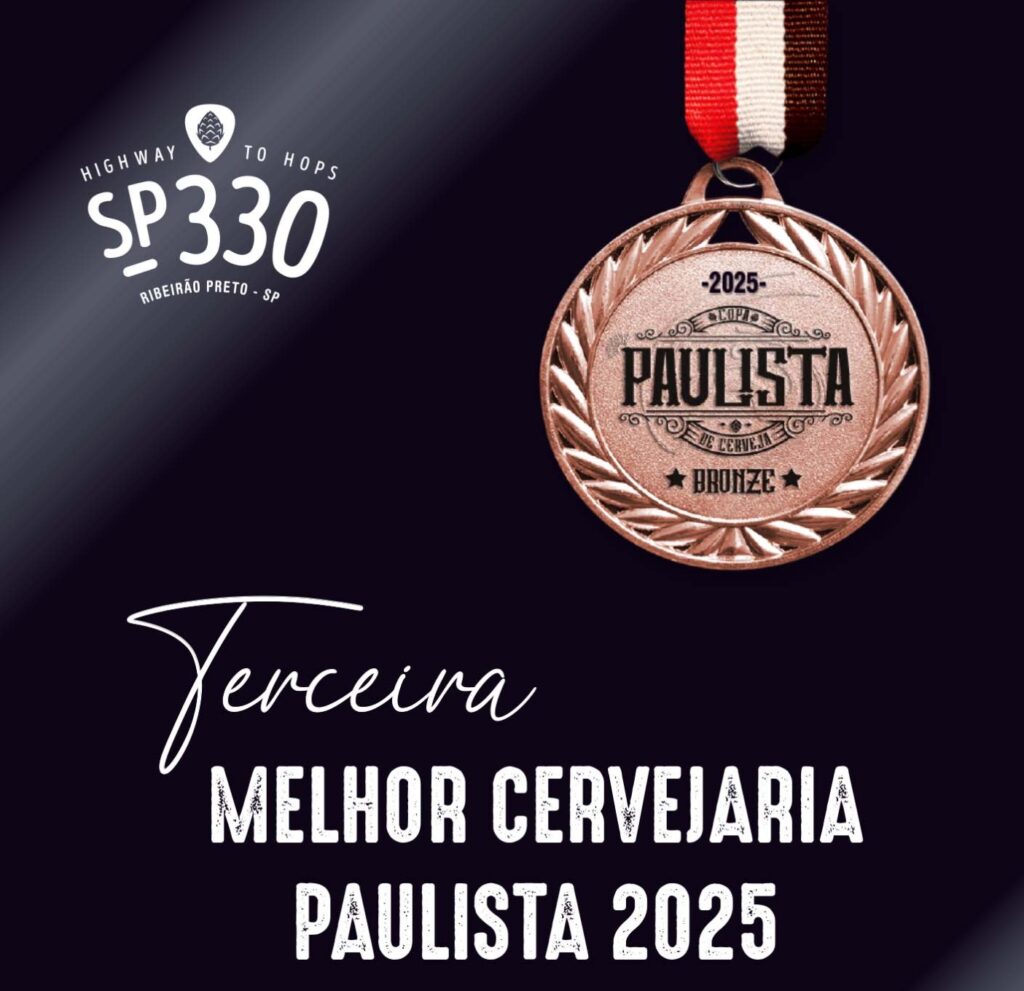 SP 330 fica em 3º lugar na Copa Paulista de Cerveja 2025 | Crédito: Divulgação